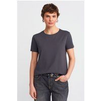Klassisches Baumwoll-T-Shirt mit Rundhalsausschnitt