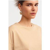 Klassisches Baumwoll-T-Shirt mit Rundhals
