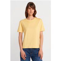 T-Shirt mit Rundhalsausschnitt aus Baumwoll-Modal