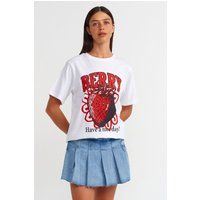 Bedrucktes T-Shirt aus Baumwolljersey