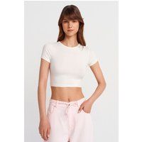 Minimalistisches Enges Crop-Top