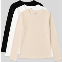 Minimalistisches Langarmshirt aus Baumwolljersey
