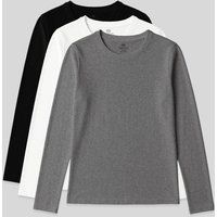 Klassisches Langarmshirt mit Rundhalsausschnitt