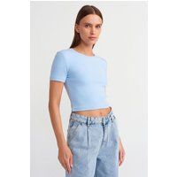 Slim-Fit Cropped Jersey-T-Shirt