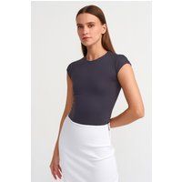 Klassisches Slim Fit Rundhals Oberteil