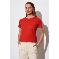 Essentielles Kurzarm-Top mit Rundhals