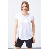 Sportliches Rundhals-T-Shirt mit Raglanärmeln