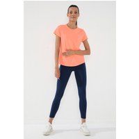 Elastisches Funktions-Top mit Rundhalsausschnitt