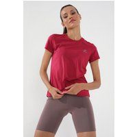 Schlichtes Performance-T-Shirt mit Rundhalsausschnitt