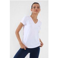 Klassisches Performance-Shirt mit V-Ausschnitt