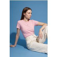 Essentielles T-Shirt mit Rundhalsausschnitt