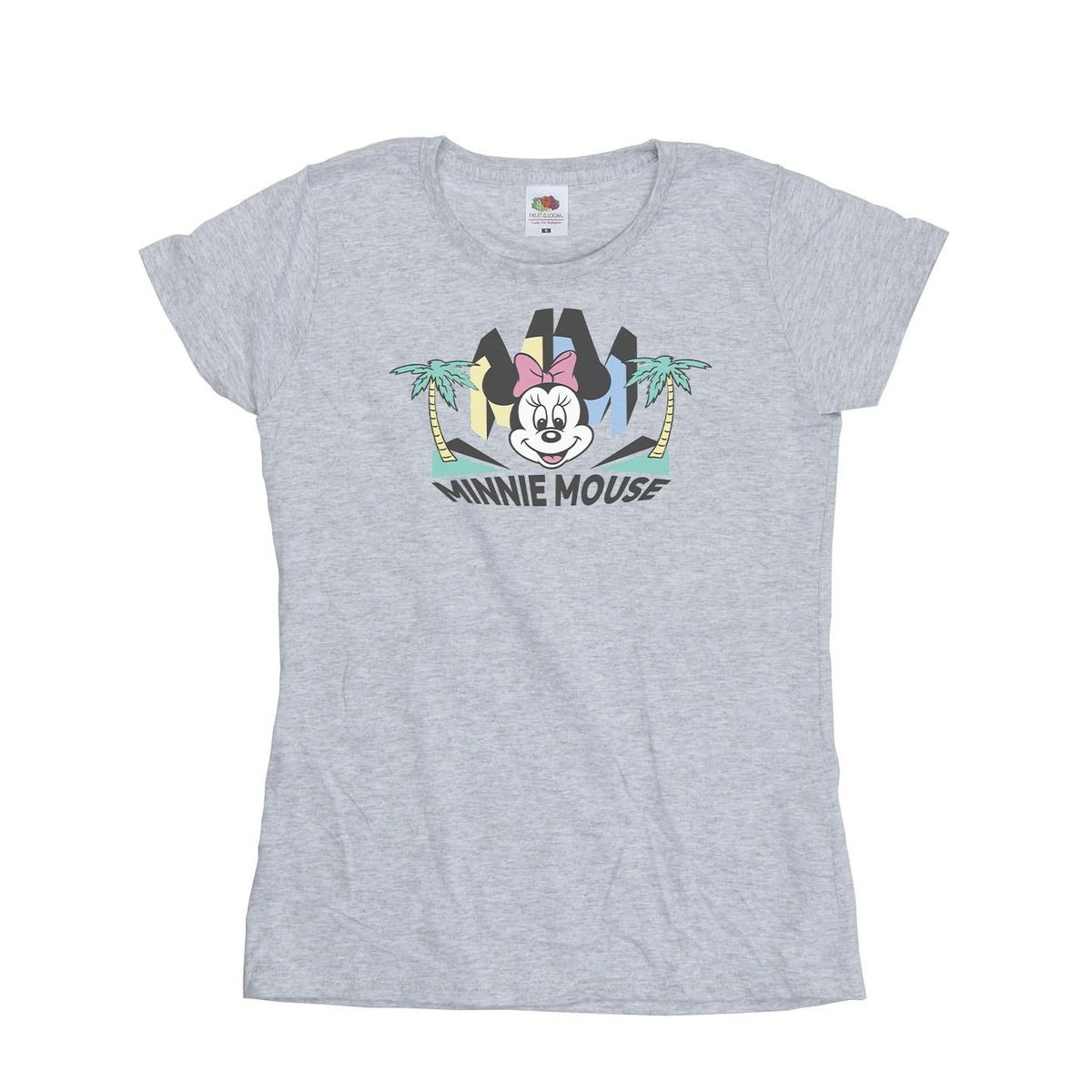 Minnie Maus T-Shirt mit Palmenmotiv