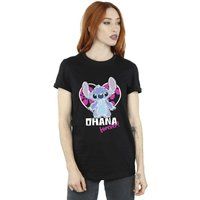 Ohana Forever Grafik-T-Shirt Boyfriend-Stil