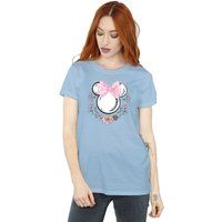 Minnie Maus T-Shirt mit Blumen