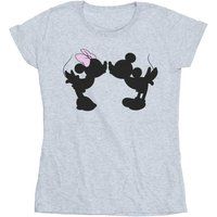 Mickey und Minnie Silhouetten T-Shirt