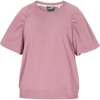 Kurzarm-Sweatshirt mit gerafften Ärmeln