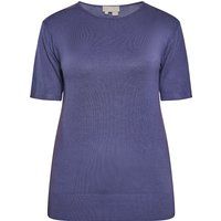 Kurzärmeliger Feinstrickpullover