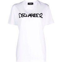 Baumwollshirt mit Graffiti-Spray-Logo