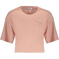 Weites Cropped-T-Shirt aus Baumwolle