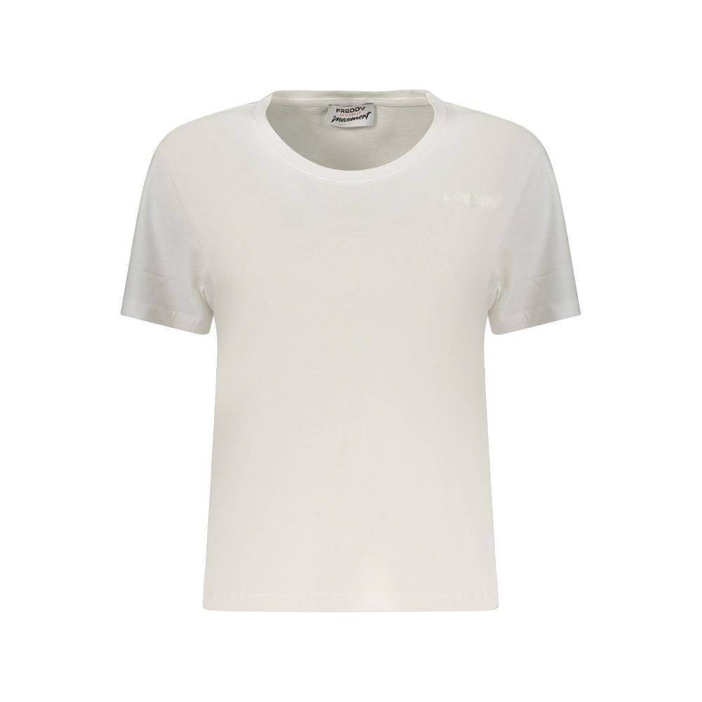 Minimalistisches Baumwoll-T-Shirt mit Logo