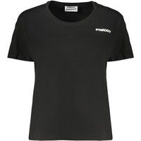 Lockeres Baumwoll-T-Shirt mit Logo
