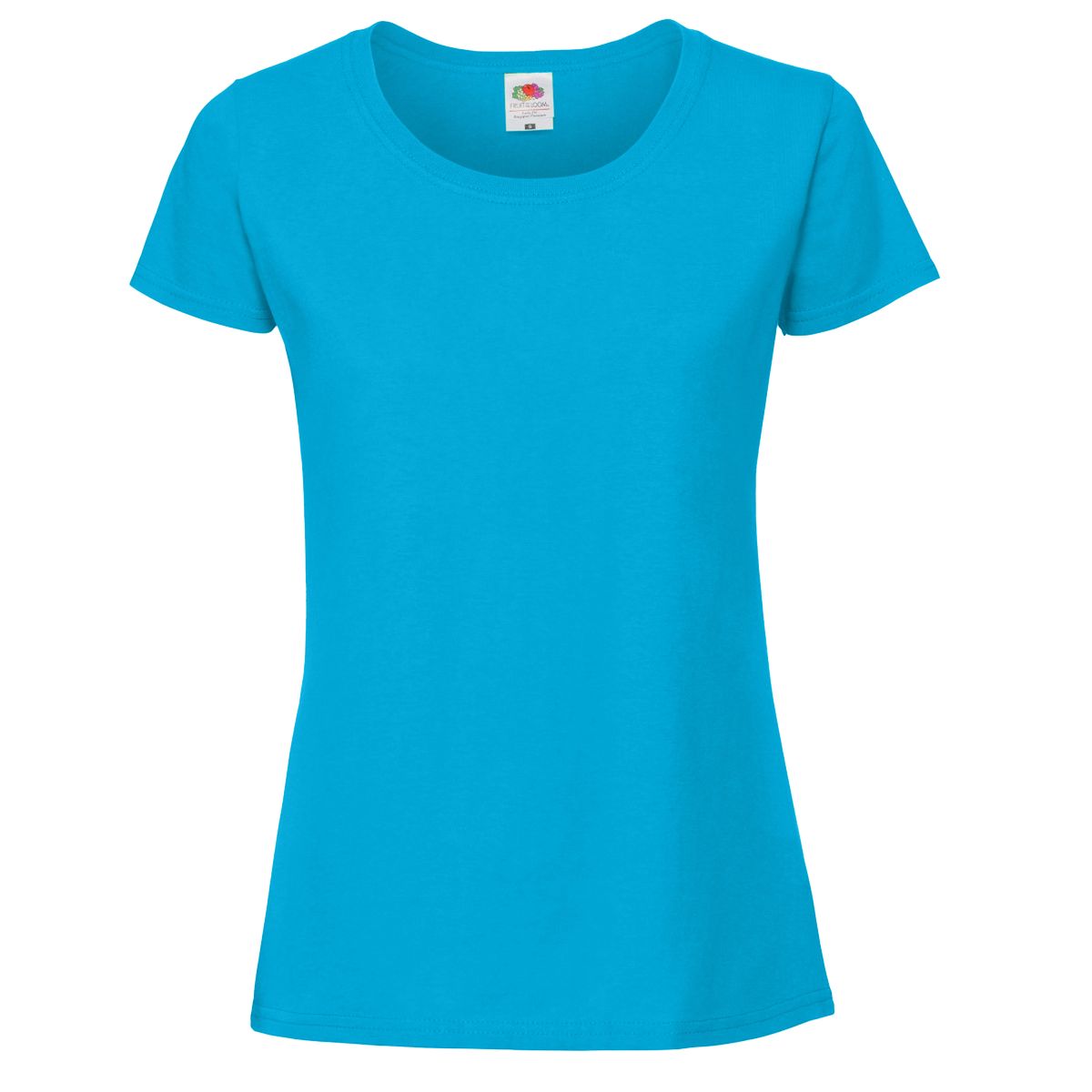 Tailliertes Premium-T-Shirt mit Rundhalsausschnitt