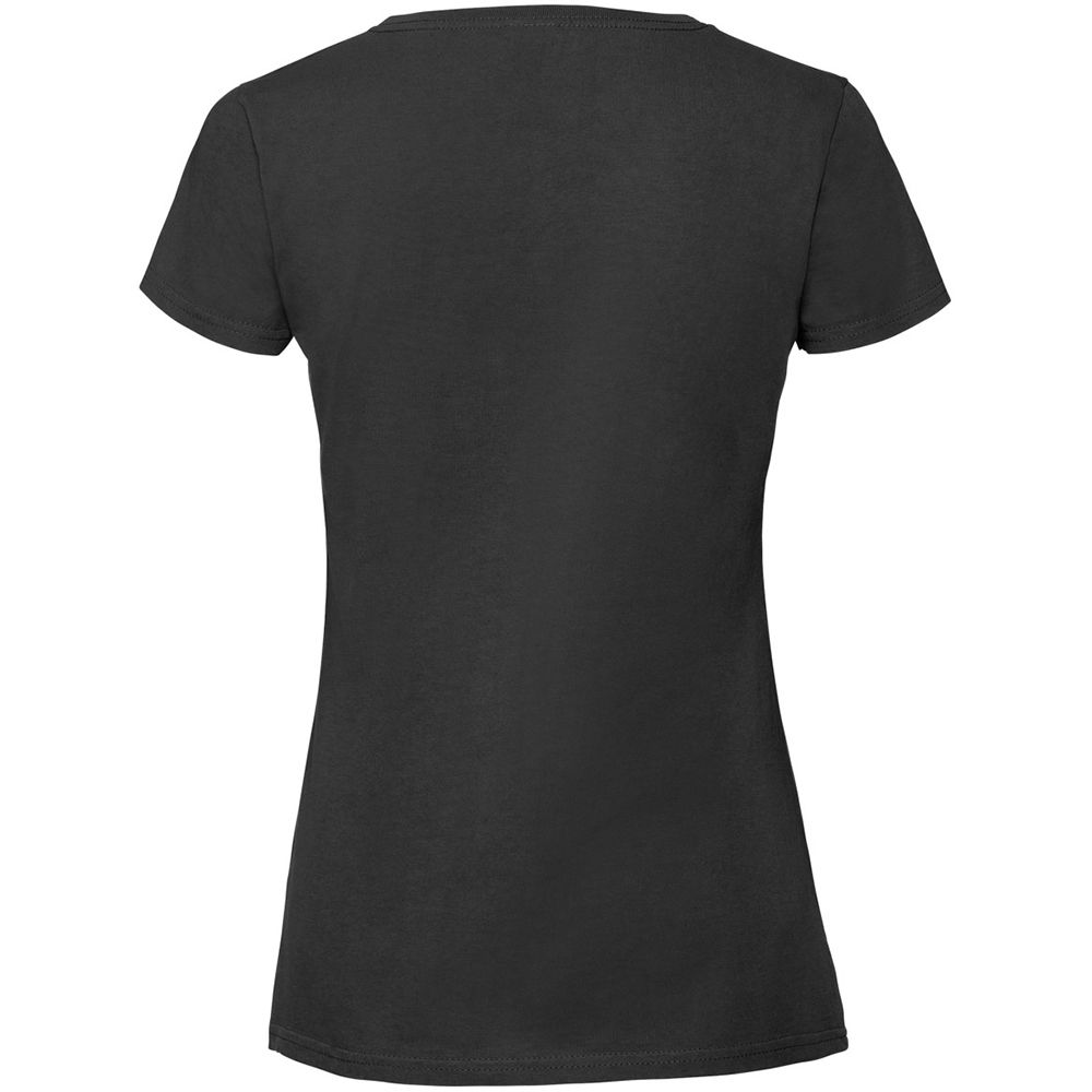 Feminines Ringspun Baumwoll Basic-Shirt
