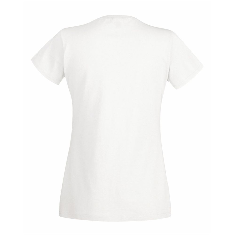Klassisches tailliertes Baumwoll-T-Shirt mit V-Ausschnitt