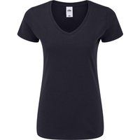 Klassisches T-Shirt mit V-Ausschnitt