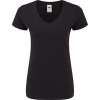 Klassisches T-Shirt mit V-Ausschnitt