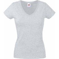 Klassisches Kurzarm-T-Shirt mit V-Ausschnitt