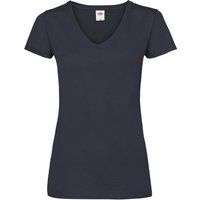 Körperbetontes T-Shirt mit V-Ausschnitt