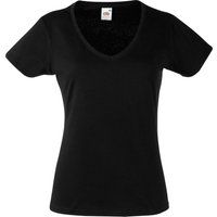 Klassisches Kurzarm-T-Shirt mit V-Ausschnitt