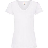 Klassisches V-Ausschnitt T-Shirt aus Baumwolle