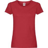 Tailliertes Baumwoll-T-Shirt mit Rundhalsausschnitt