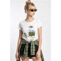 T-Shirt mit bestickter Mojito-Grafik