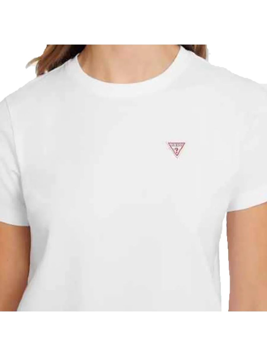 Klassisches Rundhals-T-Shirt mit minimalistischem Logo