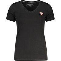 Klassisches V-Ausschnitt Baumwoll-T-Shirt