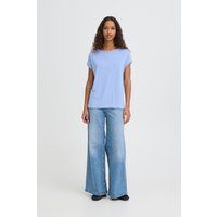 Minimalistische Kurzarm-Bluse im Boxy-Stil