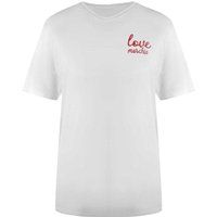 Minimalistisches T-Shirt mit Schriftzug