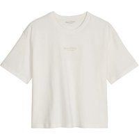 Lockeres Bio-Baumwoll-T-Shirt mit Logo