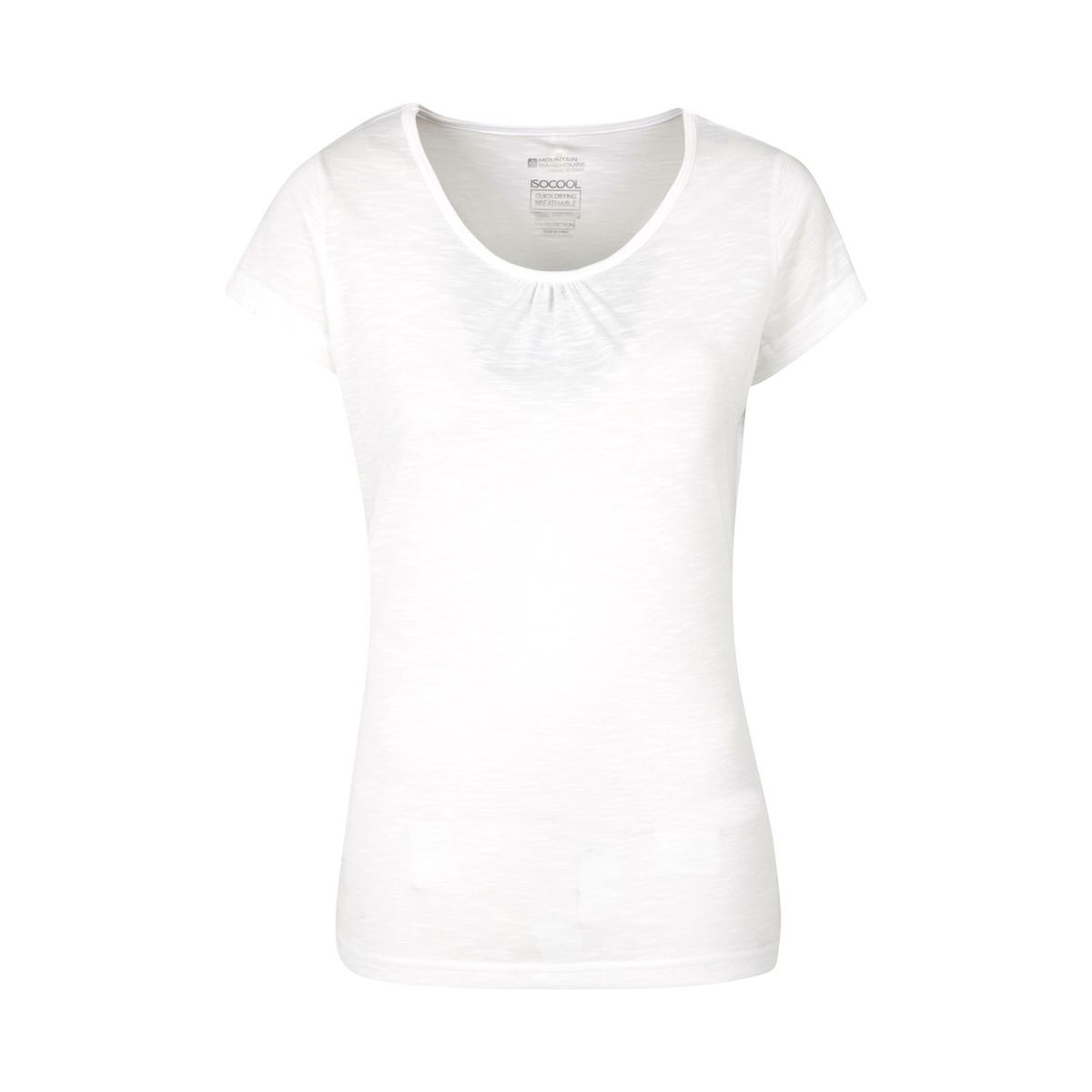 Feuchtigkeitsableitendes Funktionsshirt mit Raffung