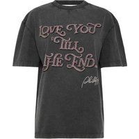 Graphic T-Shirt mit offenem Rücken