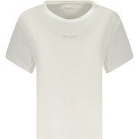Verziertes Logo-Baumwoll-T-Shirt
