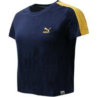 Strukturiertes T-Shirt mit Kontraststreifen