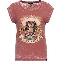 Vintage T-Shirt mit Biker-Grafik