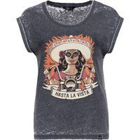 Vintage T-Shirt mit Tattoo-Grafik