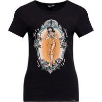 T-Shirt mit Retro-Tattoo-Grafik