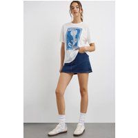 Rundhalsshirt mit botanischem Grafikprint