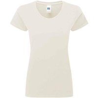 Klassisches Rundhals-T-Shirt aus Baumwolle